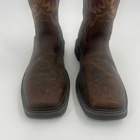 Justin Boots Brown Leather Western Work Boots main image 12